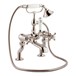 Butler & Rose Caledonia Cross Bath And Shower Mixer Tap With Shower Kit - Nickel